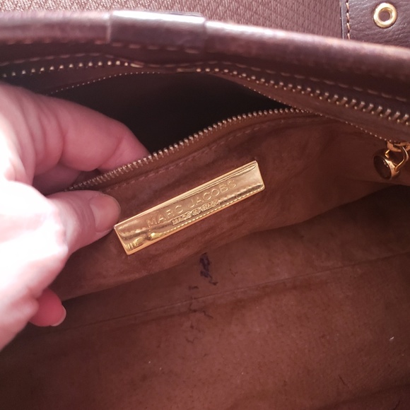 Vintage Marc Jacobs Leather Chocolate Brown Patti - Picture 4 of 5